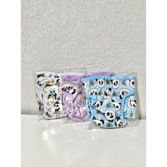 FCFlower - 3 Pack Male Dog Diapers, Reusable Belly Bands for Male Dogs, Size S - Picture 3 of 7